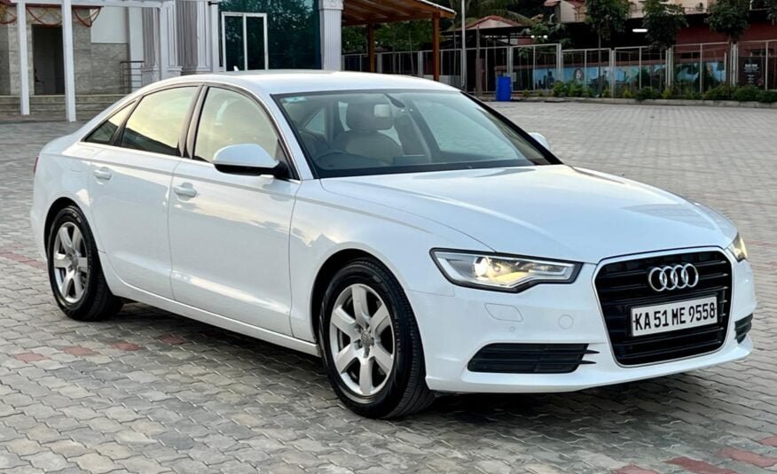 Audi A6 2.0 TDI- White 2nd Owner – 2014