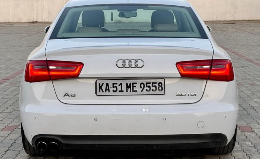 Audi A6 2.0 TDI- White 2nd Owner – 2014