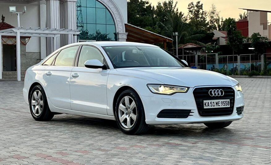 Audi A6 2.0 TDI- White 2nd Owner – 2014