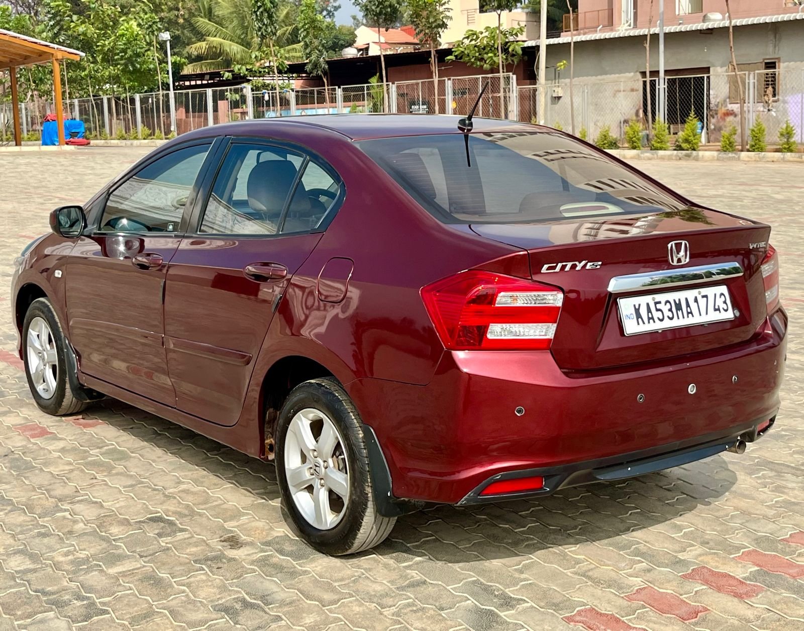 Honda City 1.5 S – Maroon – 2012
