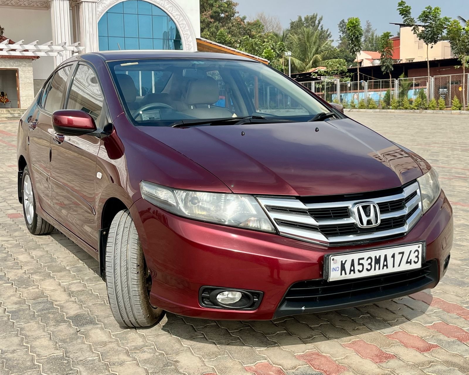 Honda City 1.5 S – Maroon – 2012