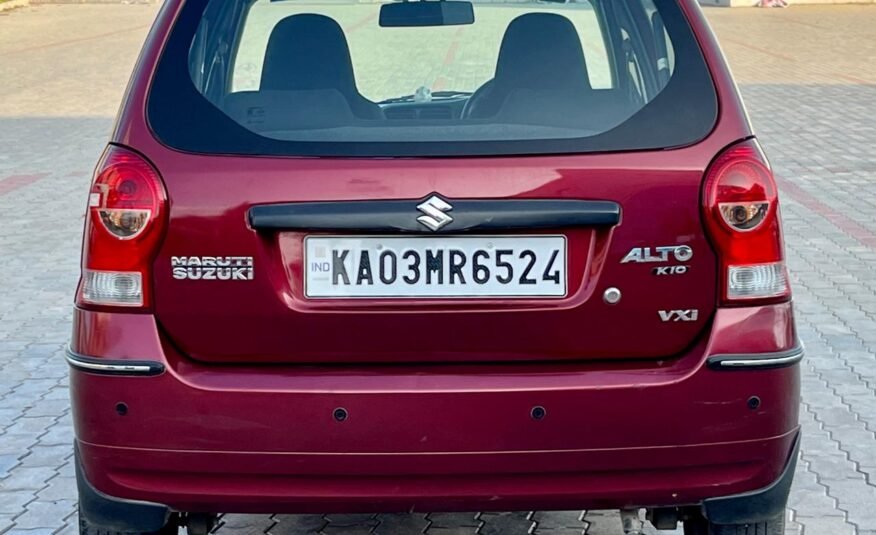 Maruthi Suzuki Alto K10 VXI 2013