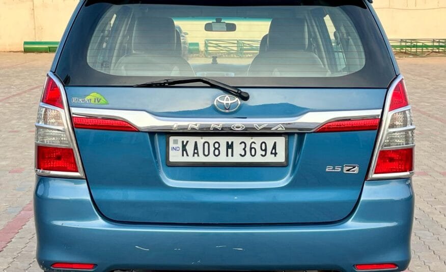 Well Maintained Toyota Innova 2.5 Z Diesel – 2014